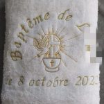 Serviette de Baptême Réunion